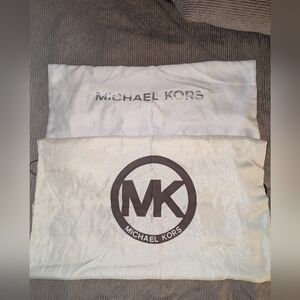 Michael Kors White Dust Bags with Logo